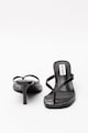 Steve Madden Papuci cu toc si aspect de piele de sarpe Melrose Femei