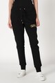 Versace Jeans Couture Pantaloni sport cu imprimeu logo metalizat Femei