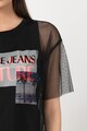 Versace Jeans Couture Póló tüll ujjakkal női