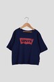 Levi's Kids Tricou cu imprimeu logo si maneci cazute Fete