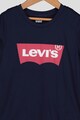 Levi's Kids Logómintás pamutpóló Lány