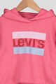 Levi's Kids Kapucnis pulóver logós mintával Lány