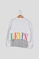 Levi's Kids 2-in-1 hatású kapucnis pulóver logóval Lány