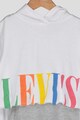 Levi's Kids 2-in-1 hatású kapucnis pulóver logóval Lány