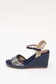 Pepe Jeans London Sandale wedge tip espadrile Shark Rafy Femei