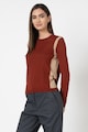 Stefanel Finomkötött pulóver colorblock dizájnú részletekkel női