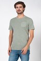 Jack & Jones Tricou slim fit cu decolteu la baza gatului si buzunar aplicat Pierce Barbati