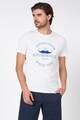 Jack & Jones Tricou slim fit de bumbac, cu imprimeu logo Barbati