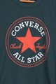 Converse Tricou cu imprimeu logo si aplicatie Core Chuck Fete