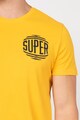 SUPERDRY Tricou de bumbac cu detaliu logo pe piept Campus Barbati