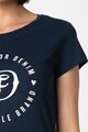 Tom Tailor Tricou de bumbac cu imprimeu logo Femei