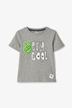 NAME IT Tricou din amestec de bumbac organic cu aplicatii decorative Fete