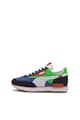 Puma Pantofi sport cu model colorblock si garnituri din piele si piele intoarsa Future Rider Play On Fete