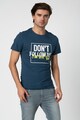 BLEND Tricou cu model text stantat Barbati