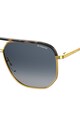 Polaroid Ochelari de soare aviator unisex cu lentile polarizate, in degrade Femei