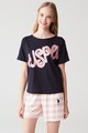 U.S. Polo Assn. Pijama scurta de bumbac Femei