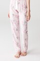 U.S. Polo Assn. Pijama scurta cu imprimeu floral si decolteu in V Femei