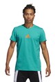 adidas Performance Tricou cu imprimeu logo, pentru baschet Barbati