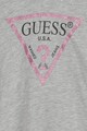 GUESS JEANS Hanorac cu imprimeu logo stralucitor Fete