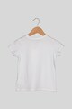 NAME IT Tricou din amestec de bumbac organic cu decolteu la baza gatului Fete