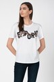 Emporio Armani Tricou cu text brodat Femei