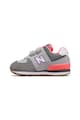 New Balance Pantofi sport cu velcro si insertii de piele intoarsa 574 Fete