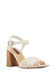 NINE WEST Sandale de piele ecologica, cu toc masiv Gwenny Femei