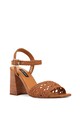 NINE WEST Sandale de piele ecologica, cu toc masiv Gwenny Femei