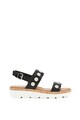 NINE WEST Sandale wedge de piele ecologica, cu tinte Blise Femei