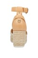 NINE WEST Sandale wedge tip espadrile de piele Audra Femei