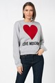 Love Moschino Bluza sport cu imprimeu logo supradimensionat Femei