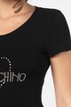 Love Moschino Tricou cu aplicatii din strasuri Femei