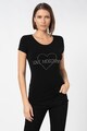 Love Moschino Tricou cu aplicatii din strasuri Femei