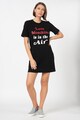 Love Moschino Rochie tip tricou cu imprimeu logo si text Femei
