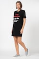 Love Moschino Rochie tip tricou cu imprimeu logo si text Femei