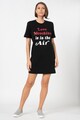 Love Moschino Rochie tip tricou cu imprimeu logo si text Femei