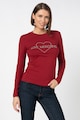 Love Moschino Bluza cu logo din strasuri Femei