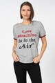 Love Moschino Tricou cu imprimeu text contrastant Femei