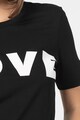 Love Moschino Tricou cu imprimeu cauciucat Femei