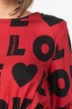 Love Moschino Rochie mini evazata cu model logo Femei