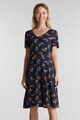 Esprit Rochie midi cu imprimeu floral Femei