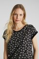 Esprit Tricou din bumbac organic, cu model floral Femei