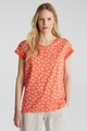 Esprit Tricou din bumbac organic, cu model floral Femei