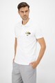 Lacoste Tricou polo de bumbac cu aplicatie grafica pe piept Barbati