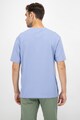 Lacoste Tricou relaxed fit cu decolteu la baza gatului si design colorblock Barbati