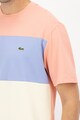 Lacoste Tricou relaxed fit cu decolteu la baza gatului si design colorblock Barbati