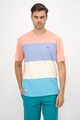 Lacoste Tricou relaxed fit cu decolteu la baza gatului si design colorblock Barbati