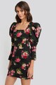 NA-KD Rochie mini cu imprimeu floral 6 Femei