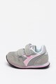 Diadora Pantofi sport din material textil si piele, cu velcro Simple Run Fete