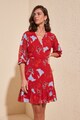 Trendyol Rochie vaporoasa cu model floral Femei